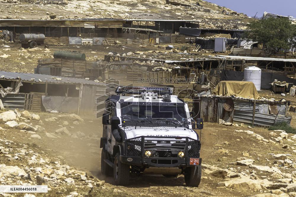 Settlers' Harrasement Forces Palestinians to Leave