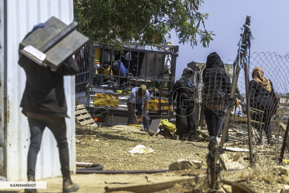 Settlers' Harrasement Forces Palestinians to Leave