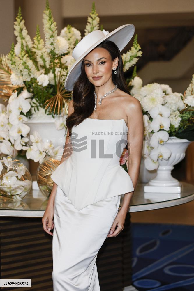 Cannes Michelle Keegan is spotted at Hotel Martinez MP