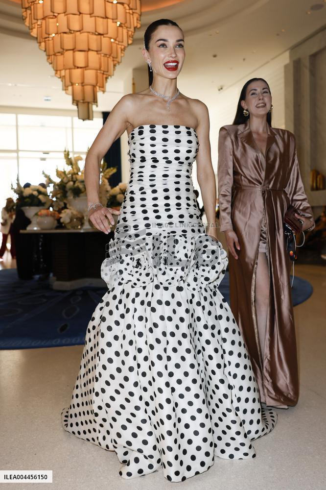 Cannes Isabella Ferrari is spotted at Hotel Martinez MP