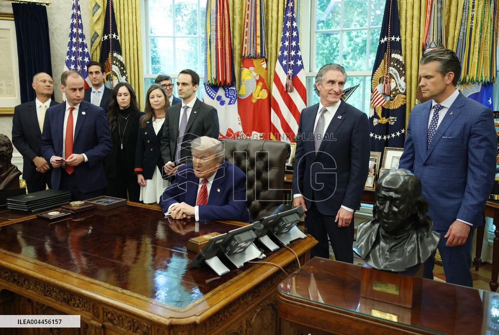 President Trump Signs Executive Orders at the White House