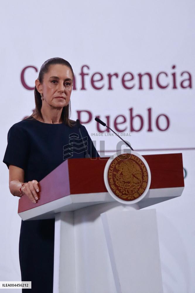 President Claudia Sheinbaum Holds Briefing - Mexico