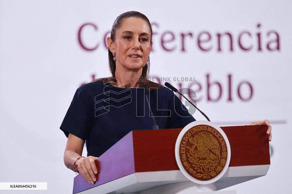 President Claudia Sheinbaum Holds Briefing - Mexico