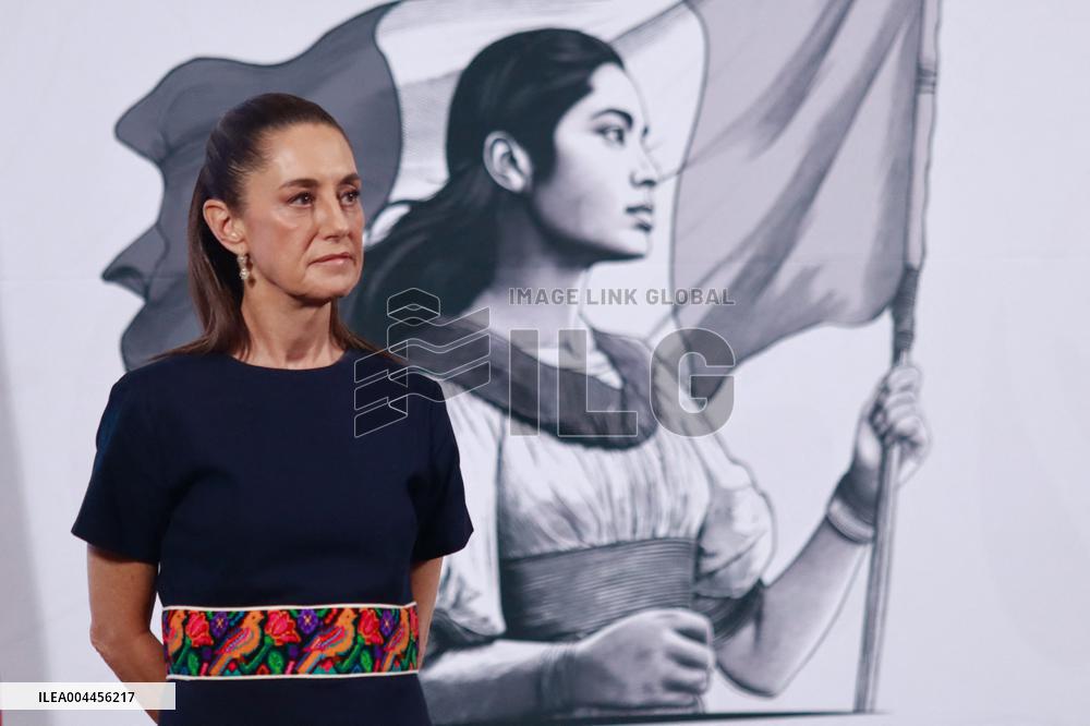 President Claudia Sheinbaum Holds Briefing - Mexico
