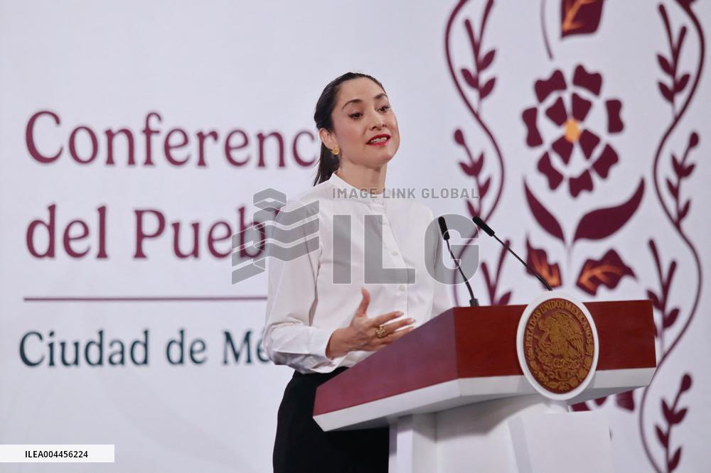 President Claudia Sheinbaum Holds Briefing - Mexico
