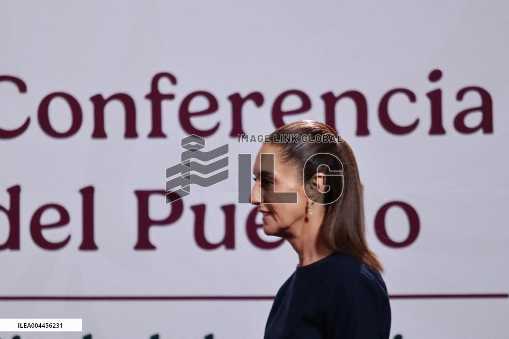 President Claudia Sheinbaum Holds Briefing - Mexico
