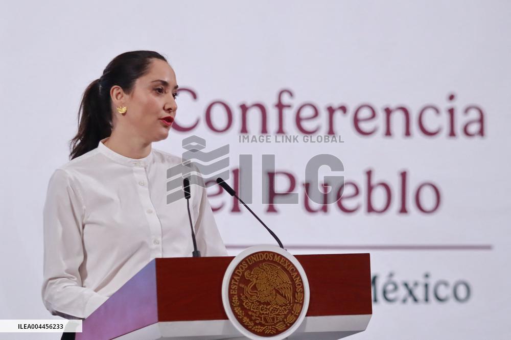 President Claudia Sheinbaum Holds Briefing - Mexico