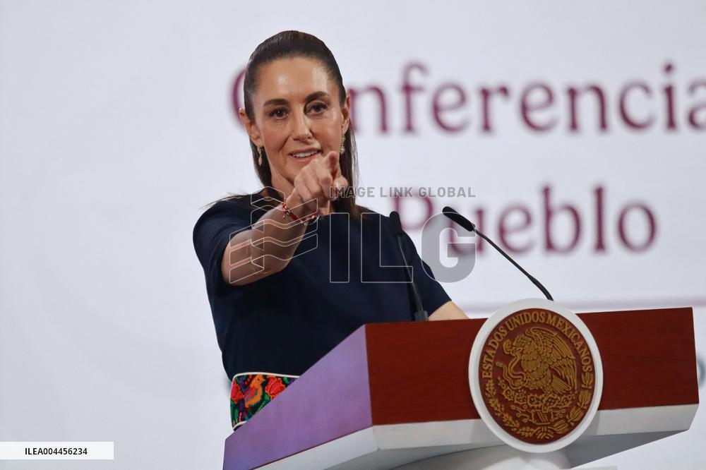 President Claudia Sheinbaum Holds Briefing - Mexico