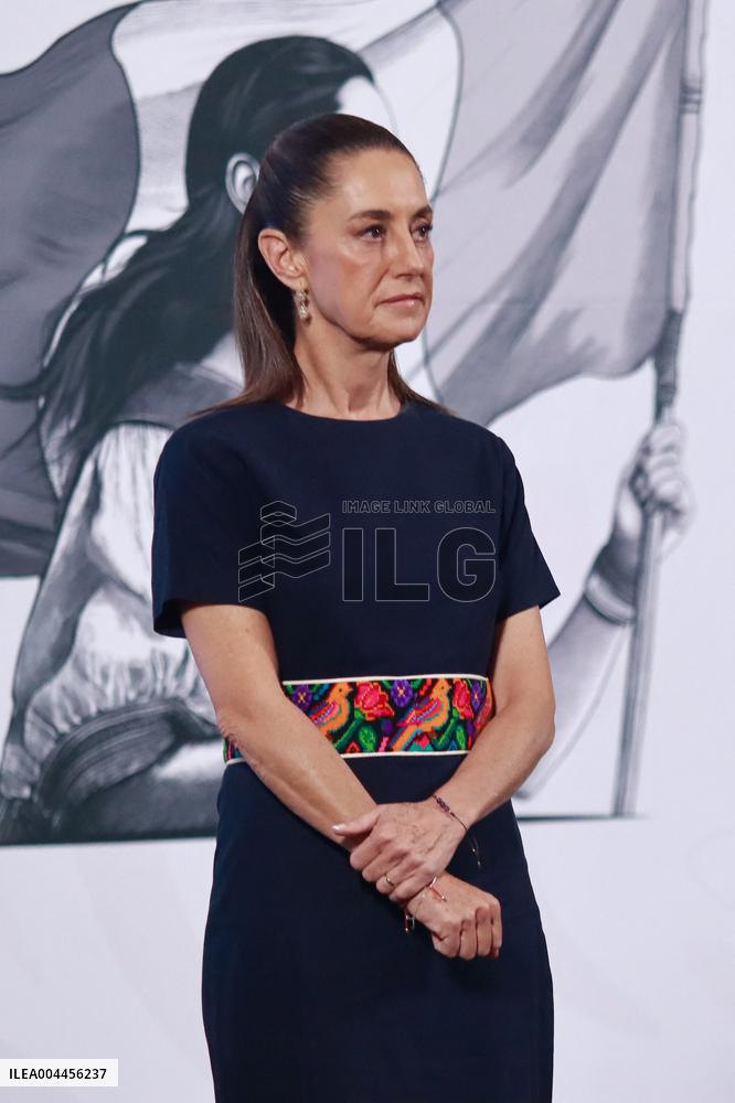 President Claudia Sheinbaum Holds Briefing - Mexico