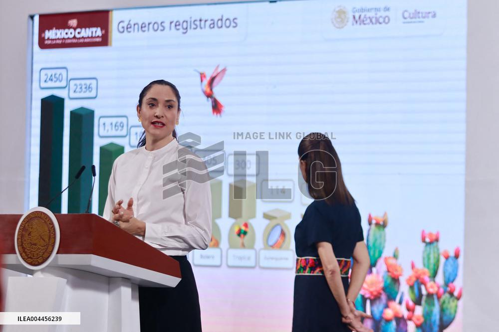 President Claudia Sheinbaum Holds Briefing - Mexico