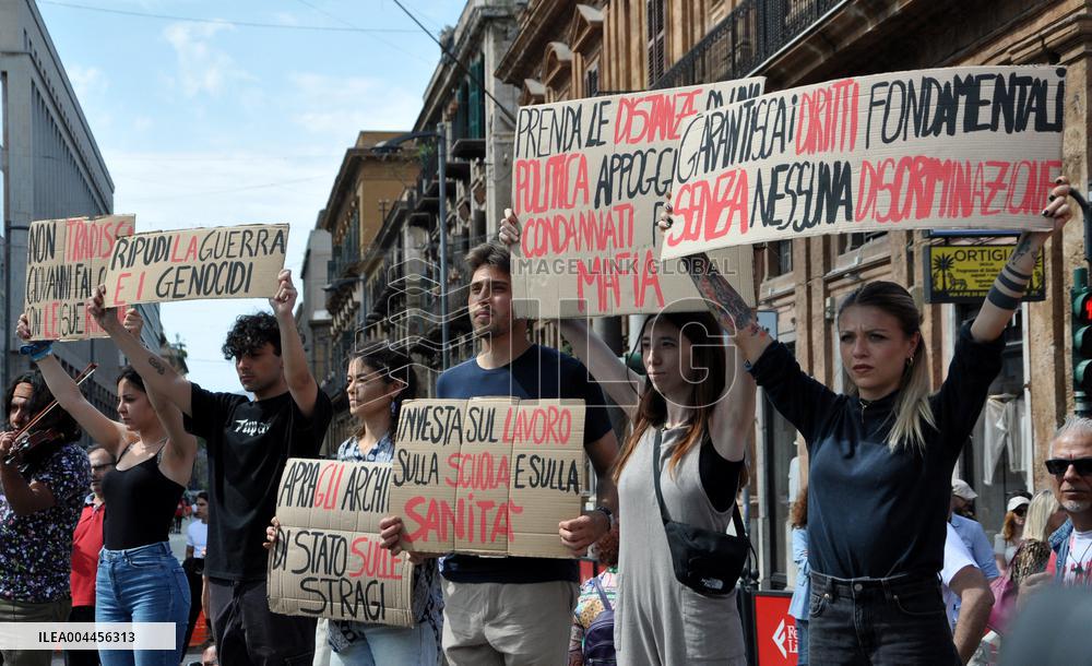 33rd Anniversary Of Capaci Massacre - Italy