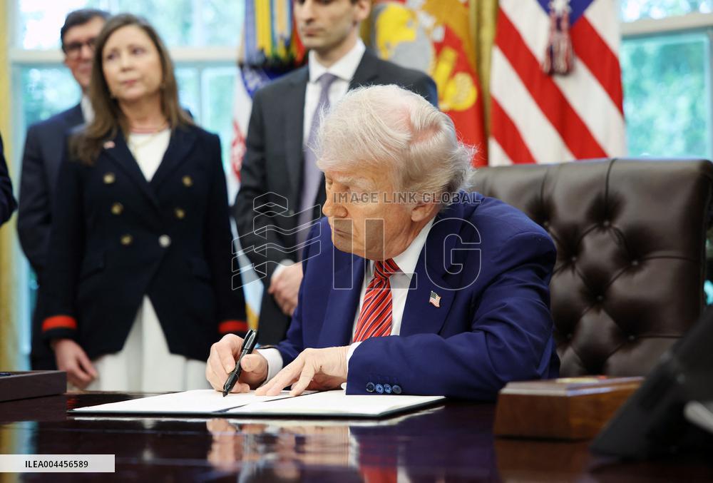 President Trump Signs Executive Orders at the White House