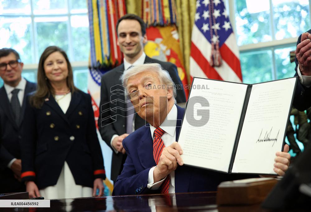 President Trump Signs Executive Orders at the White House