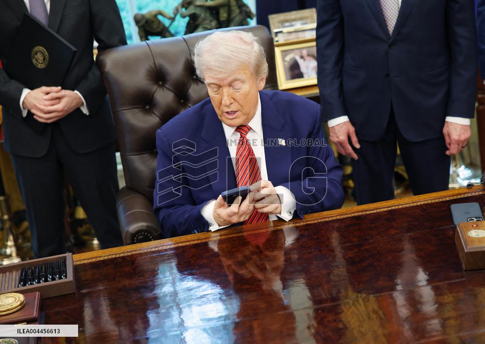 President Trump Signs Executive Orders at the White House