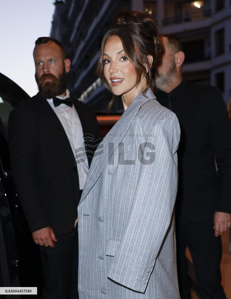 Cannes Michelle Keegan leaves Hotel Martinez MP