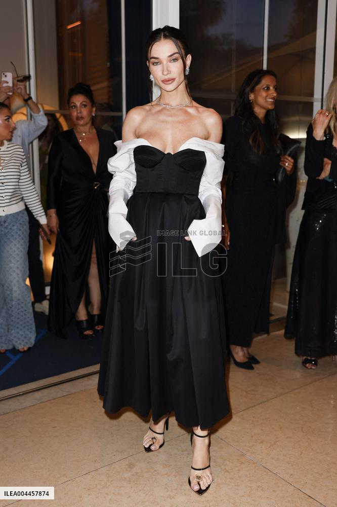 Cannes Amy May Jackson leaves Hotel Martinez MP