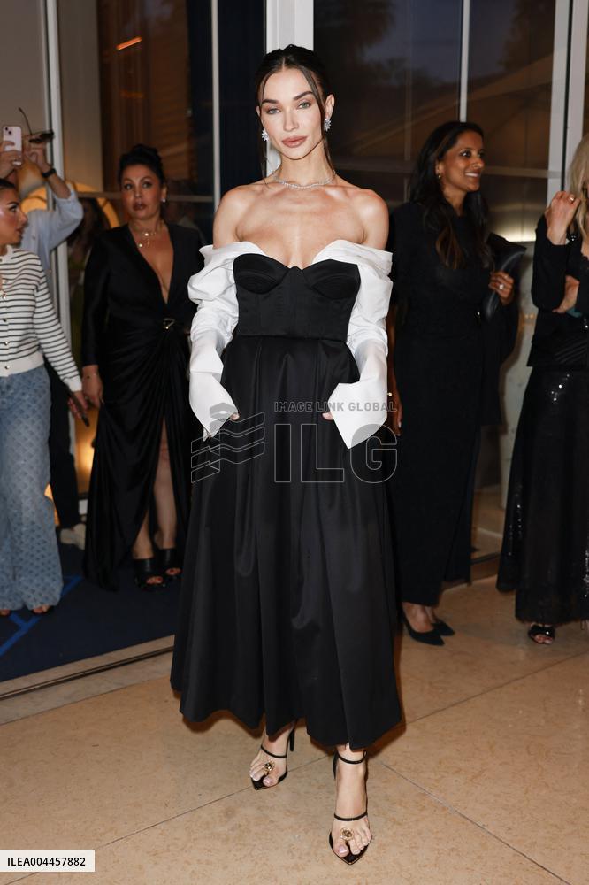 Cannes Amy May Jackson leaves Hotel Martinez MP