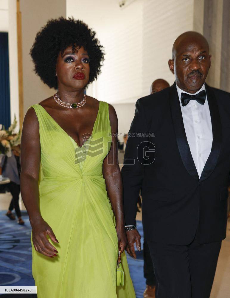 Cannes Viola Davis, Julius Tennon are spotted at Hotel Martinez MP
