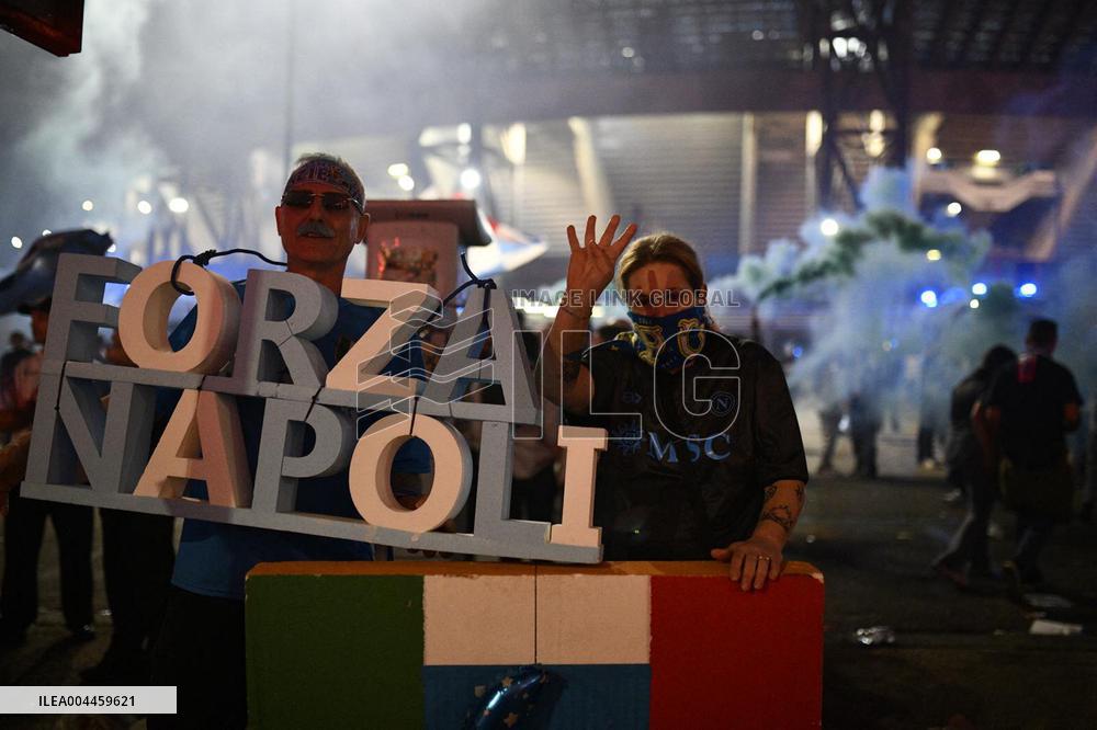 Naples Fans Celebrate Napoli s Scudetto Victory in Italy