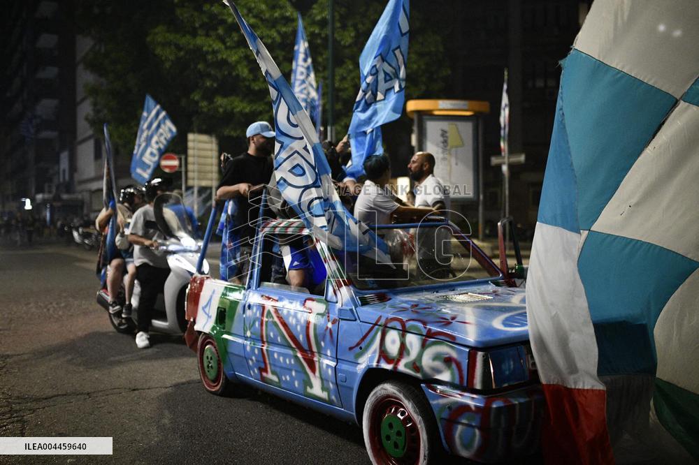 Naples Fans Celebrate Napoli s Scudetto Victory in Italy