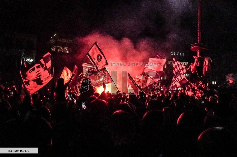 Naples Fans Celebrate Napoli s Scudetto Victory in Italy