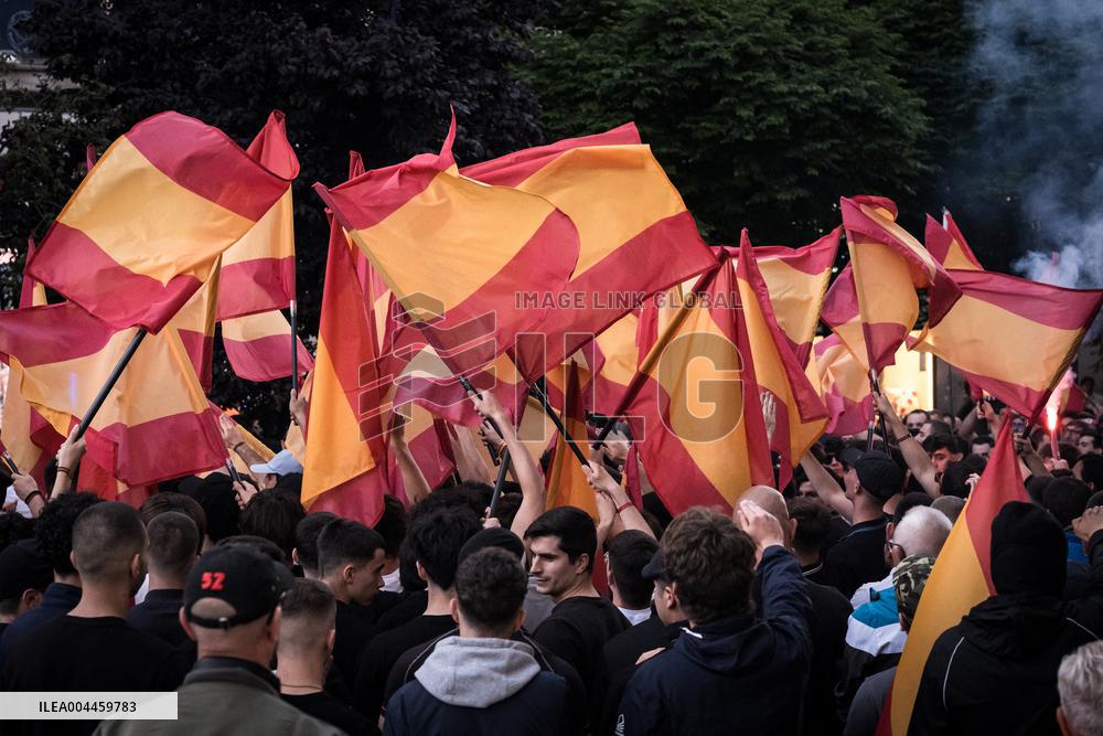 Far-Right Organization Falange Espanola Rally - Madrid