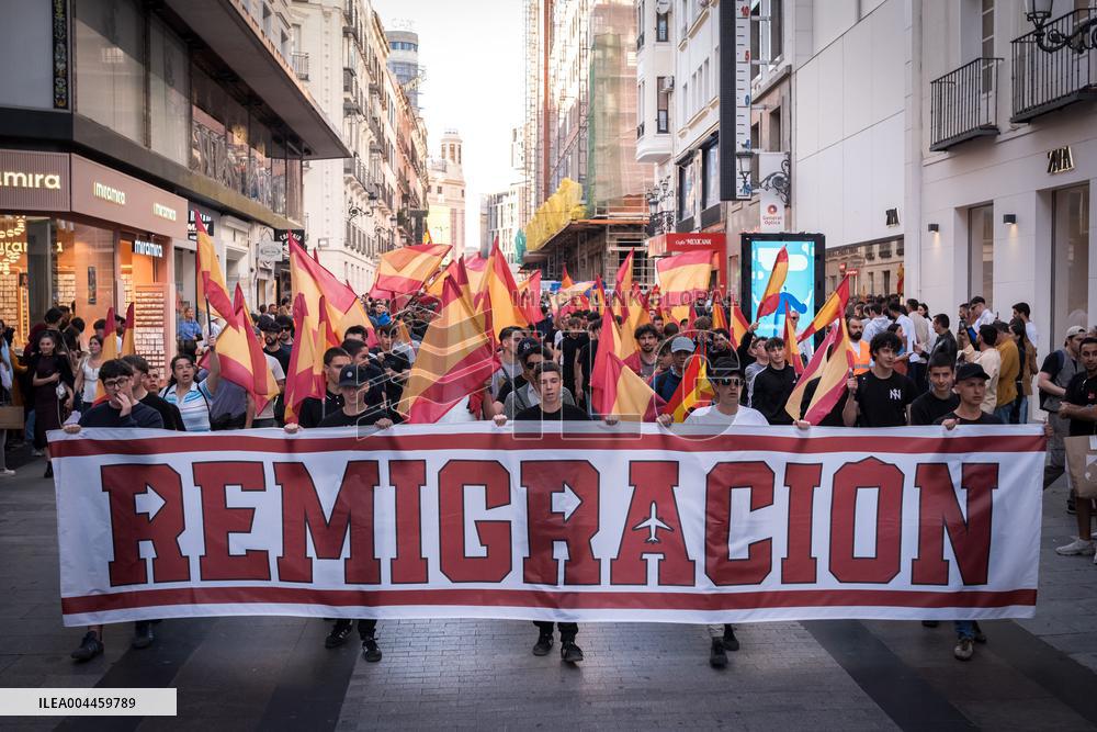 Far-Right Organization Falange Espanola Rally - Madrid