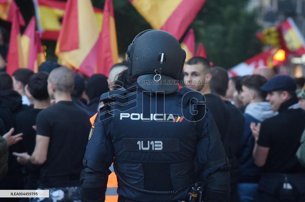 Far-Right Organization Falange Espanola Rally - Madrid