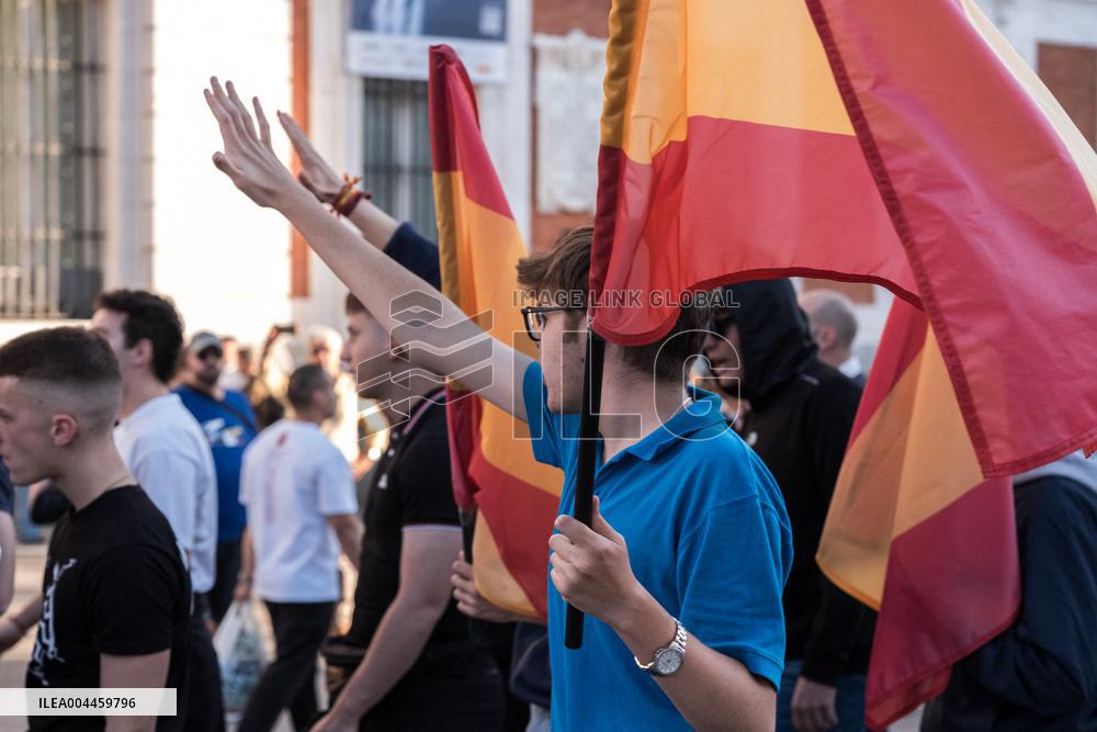 Far-Right Organization Falange Espanola Rally - Madrid