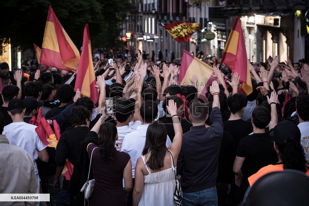 Far-Right Organization Falange Espanola Rally - Madrid
