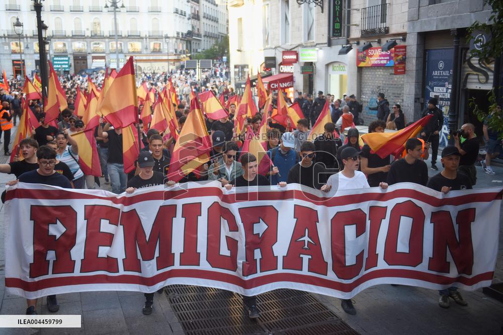 Far-Right Organization Falange Espanola Rally - Madrid