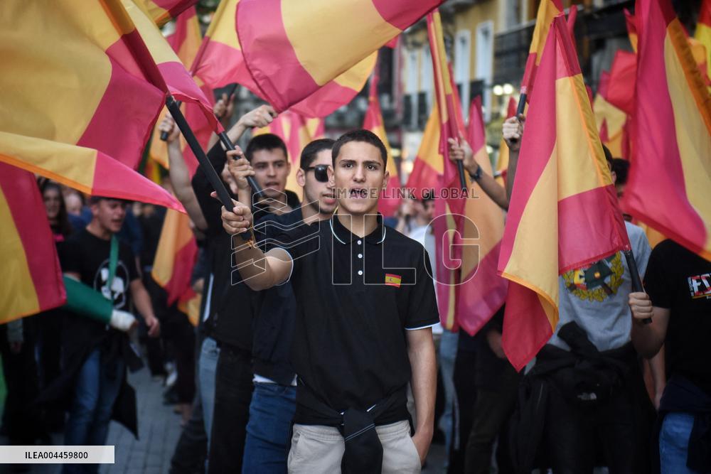 Far-Right Organization Falange Espanola Rally - Madrid