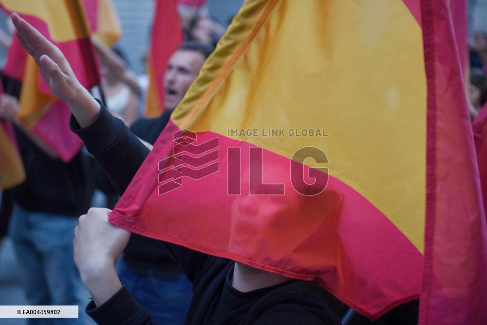 Far-Right Organization Falange Espanola Rally - Madrid