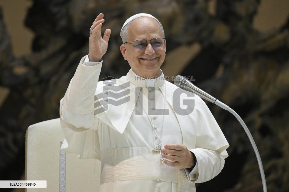 Pope Leo XIV Meets Roman Curia Officials at Vatican