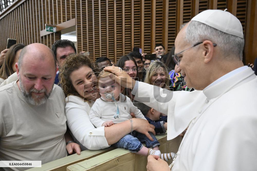 Pope Leo XIV Meets Roman Curia Officials at Vatican