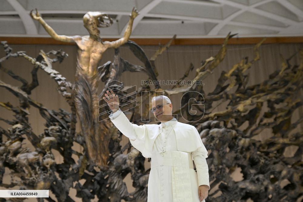 Pope Leo XIV Meets Roman Curia Officials at Vatican