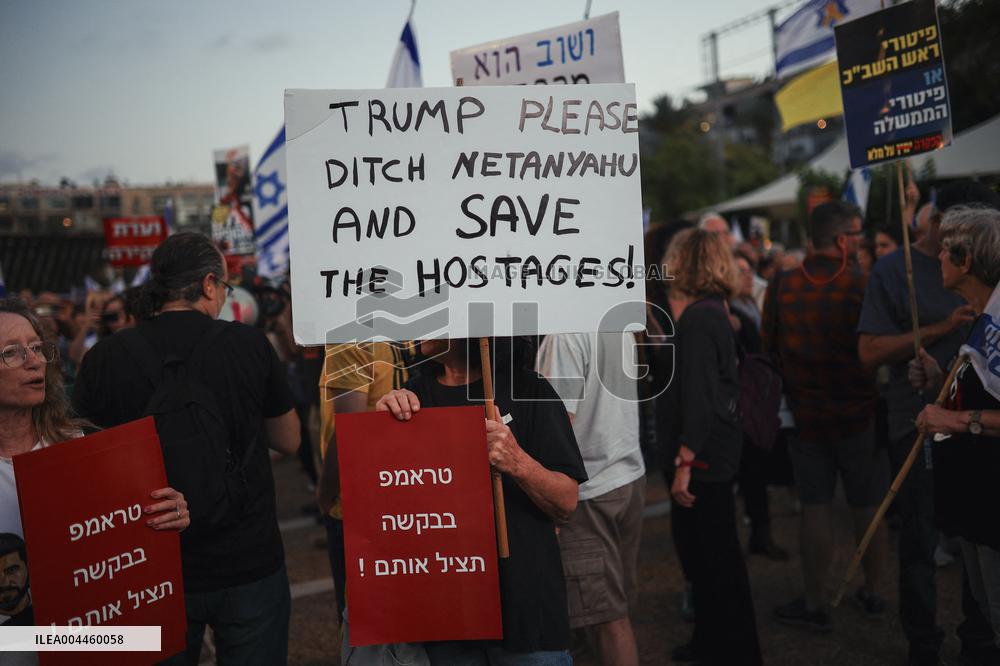 Anti War Protesting At The Tel Aviv - Israel