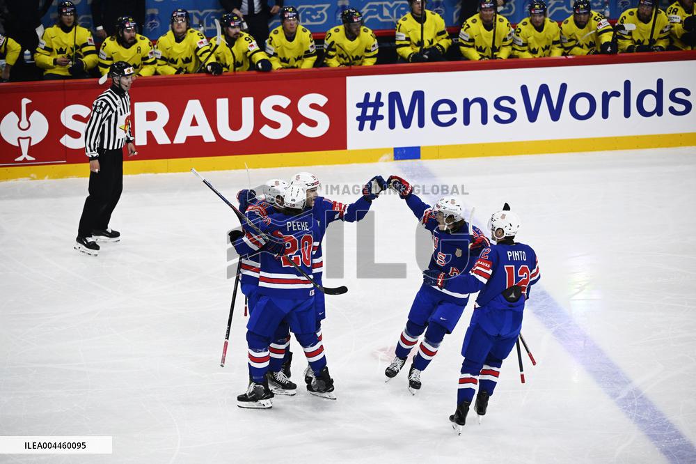 ICE HOCKEY WC SEMI FINAL SWEDEN-USA