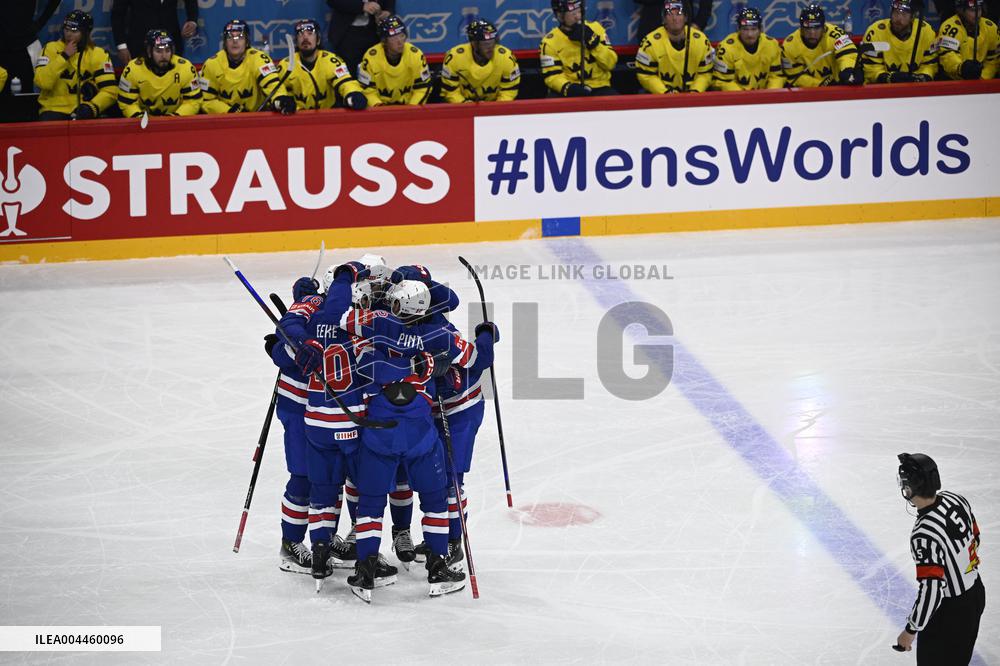 ICE HOCKEY WC SEMI FINAL SWEDEN-USA
