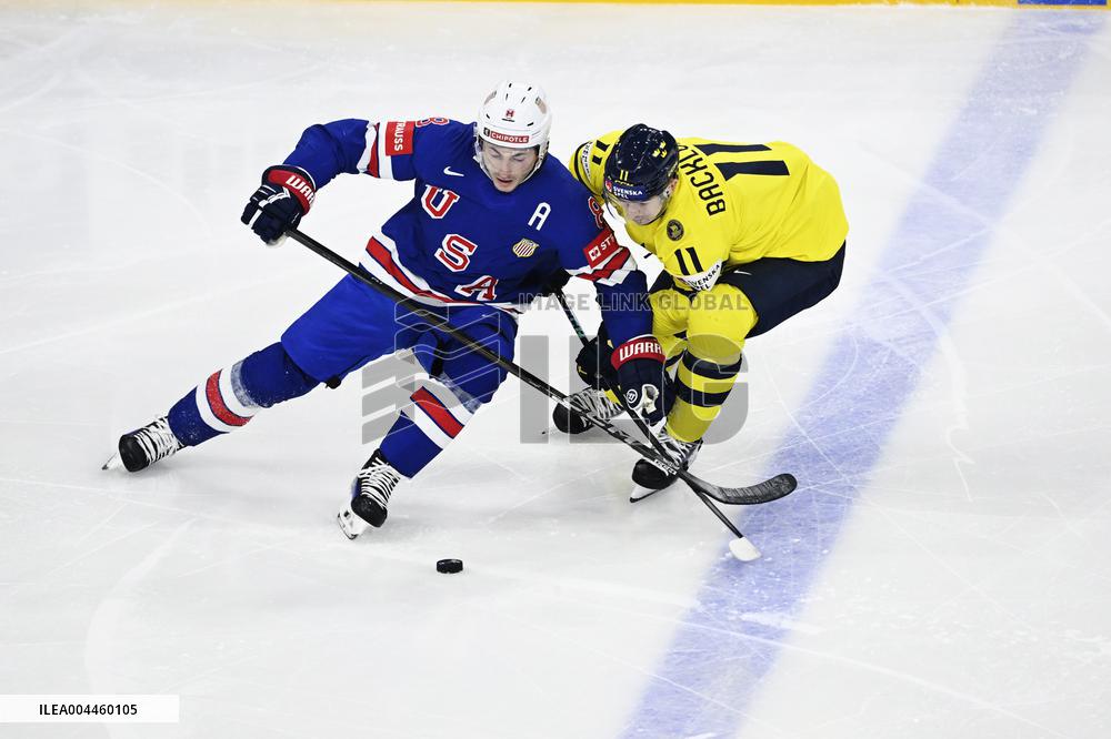 ICE HOCKEY WC SEMI FINAL SWEDEN-USA