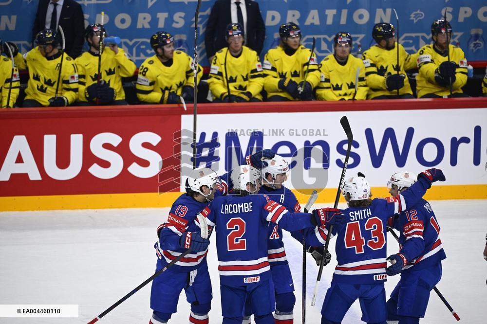 ICE HOCKEY WC SEMI FINAL SWEDEN-USA
