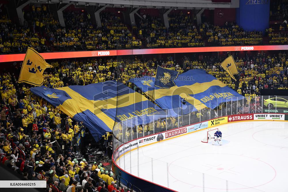 ICE HOCKEY WC SEMI FINAL SWEDEN-USA