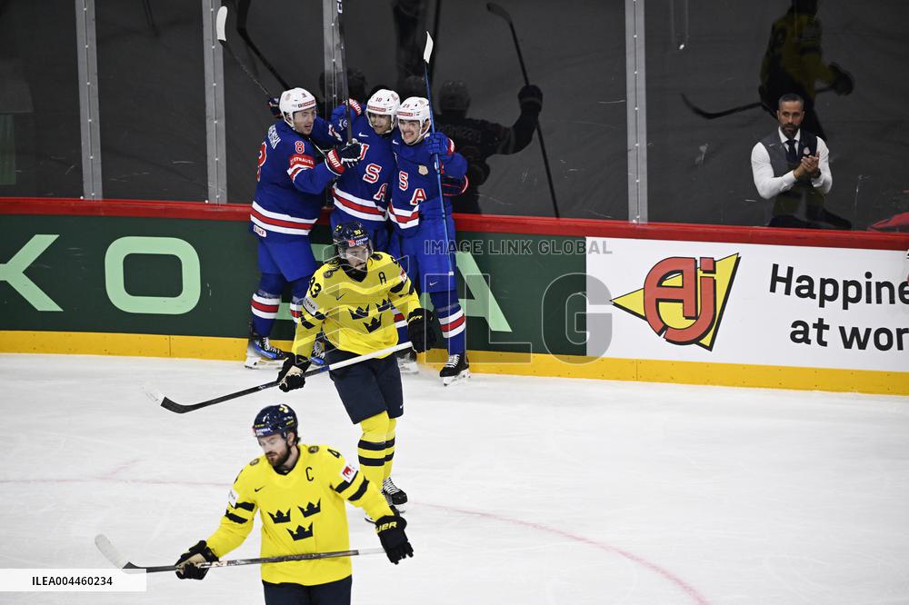 ICE HOCKEY WC SEMI FINAL SWEDEN-USA