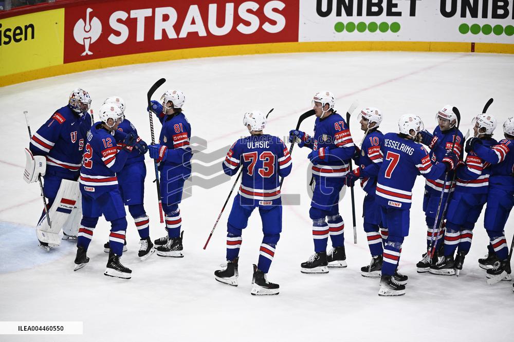 ICE HOCKEY WC SEMI FINAL SWEDEN-USA