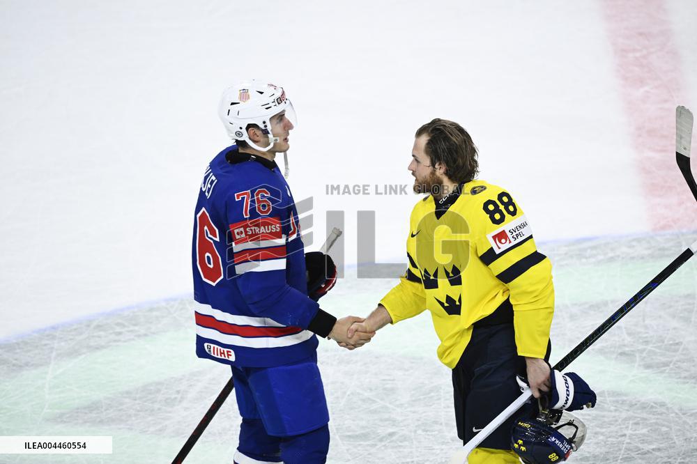 ICE HOCKEY WC SEMI FINAL SWEDEN-USA