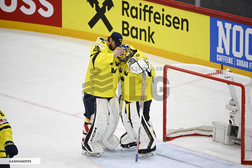 ICE HOCKEY WC SEMI FINAL SWEDEN-USA