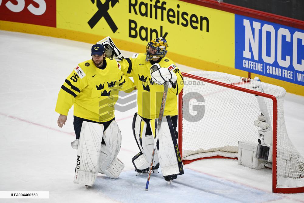 ICE HOCKEY WC SEMI FINAL SWEDEN-USA