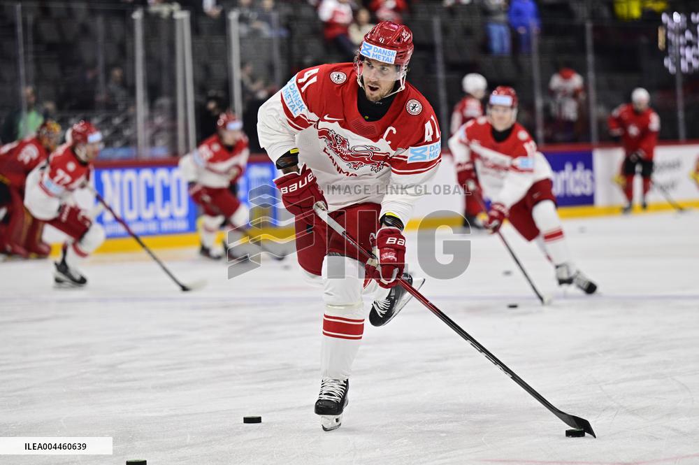 ICE HOCKEY WC SEMI FINAL SWITZERLAND-DENMARK