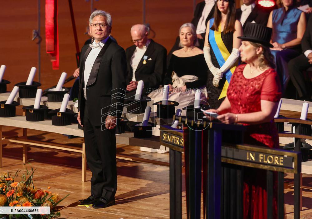 NVIDIAS VD JENSEN HUANG HEDERSDOKTOR LINKÖPING