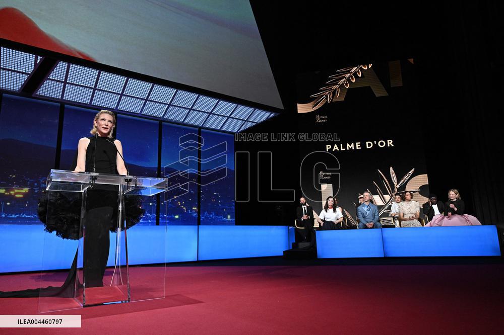 Cannes - Closing Ceremony
